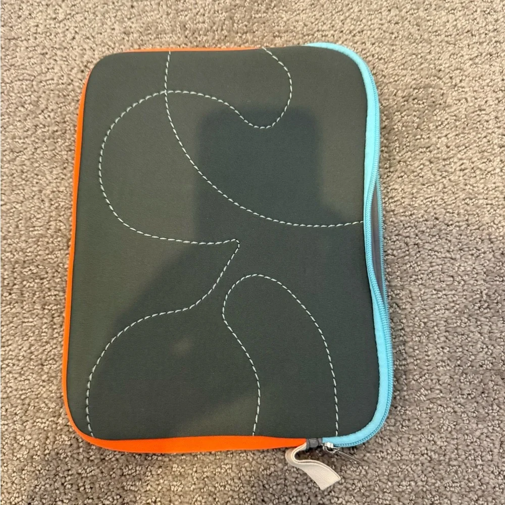 Stylish Gray and Orange Tablet Sleeve